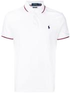Polo Ralph Lauren Stripe Tipped Polo Shirt - White