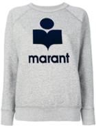 Isabel Marant Étoile - Knitted Sweater With Logo - Women - Cotton/polyester - 36, Grey, Cotton/polyester