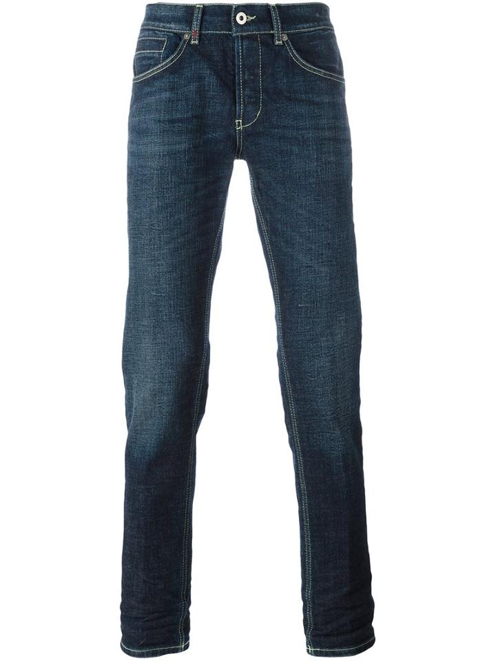 Dondup 'george' Jeans, Men's, Size: 31, Blue, Cotton/spandex/elastane/polyester