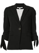Veronica Beard Tied Cuffs Jacket - Black