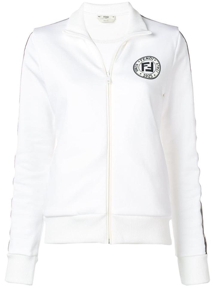 Fendi Cotton Jersey Sweatshirt - White