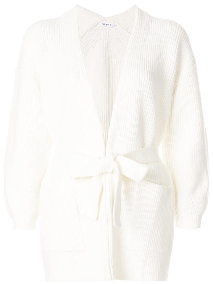 Filippa-k Sculptural Cardigan - White