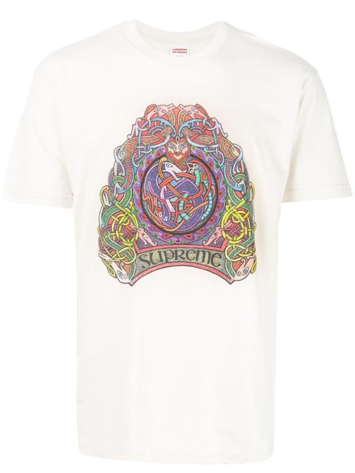 Supreme Logo T-shirt - Neutrals