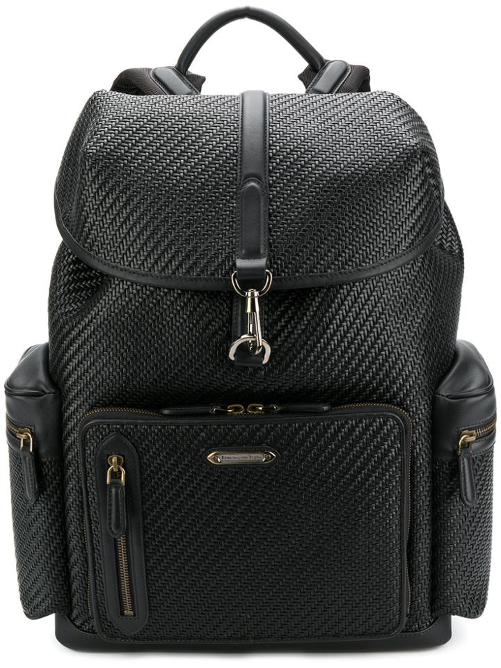 Z Zegna Multi-pocket Backpack - Black
