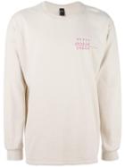 Brain Dead 'bottoms Up' Sweatshirt, Men's, Size: Medium, Nude/neutrals, Cotton