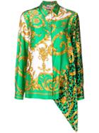 P.a.r.o.s.h. Baroque Print Shirt - Green