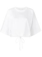 Chloé - Drawstring Blouse - Women - Cotton - M, White, Cotton