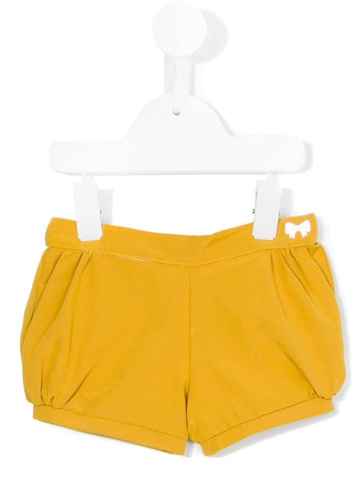Hucklebones London - Bubble Shorts - Kids - Cotton/polyester - 6 Mth, Yellow/orange