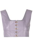 Alice Mccall Sweet Street Crop Top - Purple