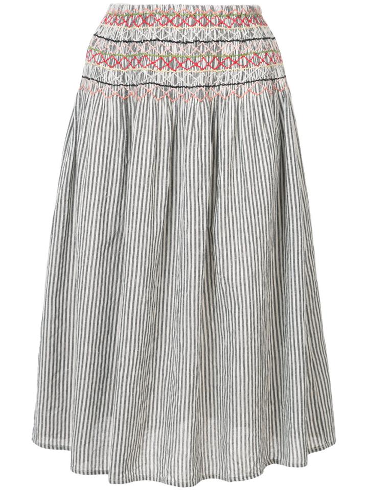 The Great Vista Embroidered Waist Skirt - Black
