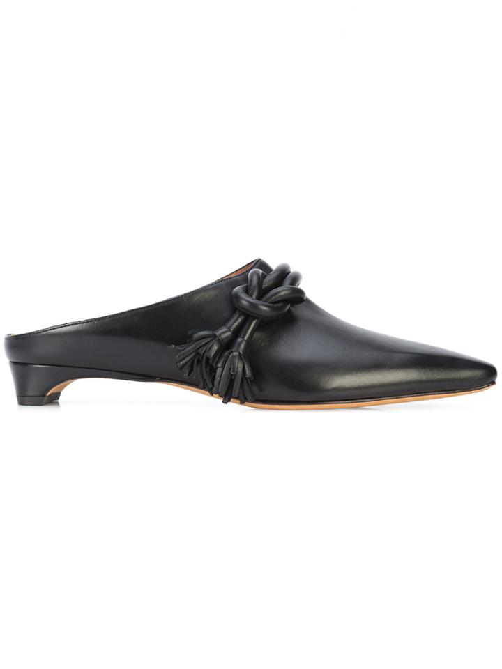 Derek Lam Kaira Bow Detail Slide - Black