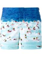 Orlebar Brown Sea Print Setter Swim Shorts - Blue