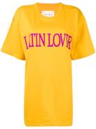 Alberta Ferretti 'latin Lover' Printed T-shirt - Yellow