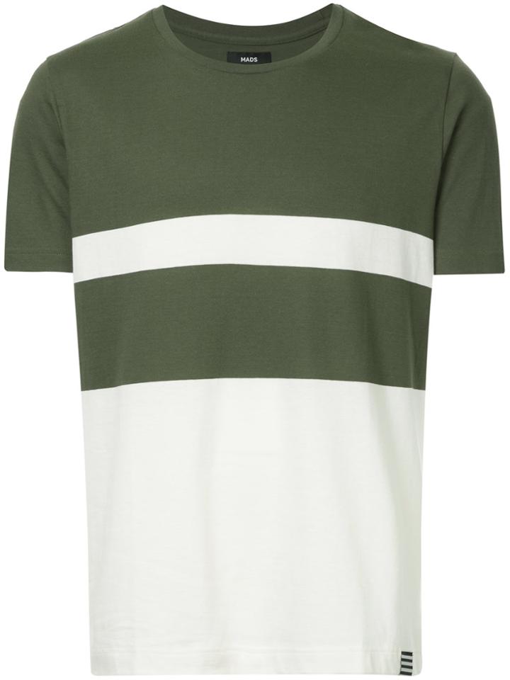 Mads N0rgaard Tolde Stripe T-shirt - Green