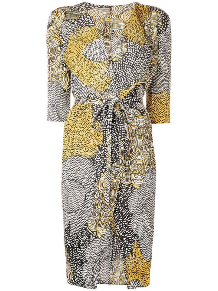Pleats Please By Issey Miyake Pleated Coat - White