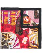 Salvatore Ferragamo Hollywood Print Scarf - Black