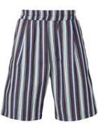 Sunnei Striped Shorts, Men's, Size: Small, Cotton