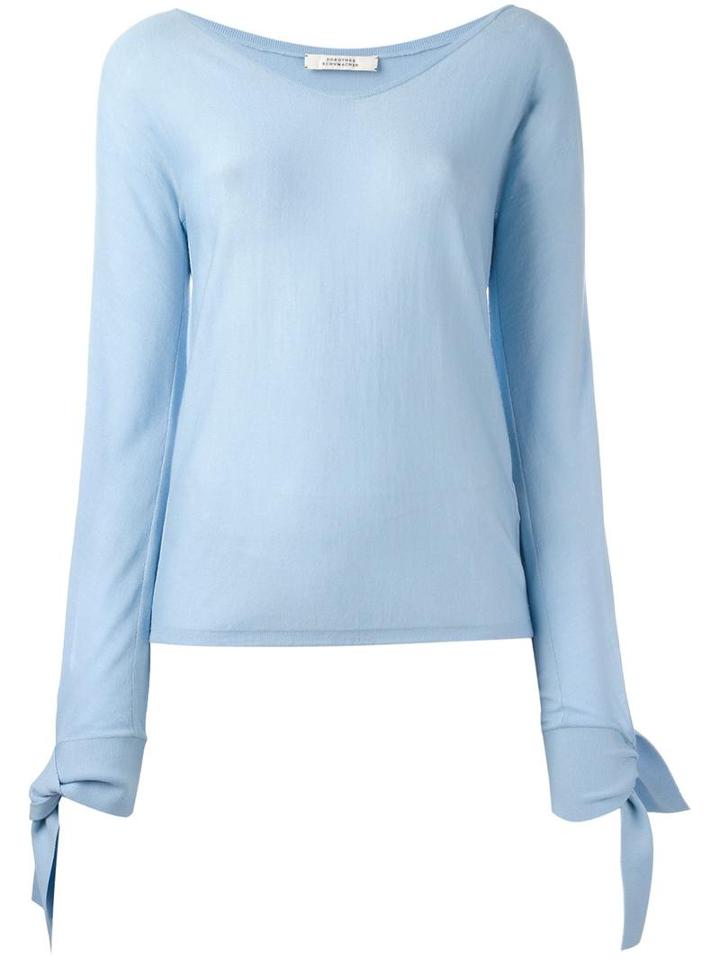 Dorothee Schumacher Wavy Jumper, Women's, Size: 3, Blue, Virgin Wool