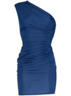 Alexandre Vauthier One Shoulder Midi-dress - Blue