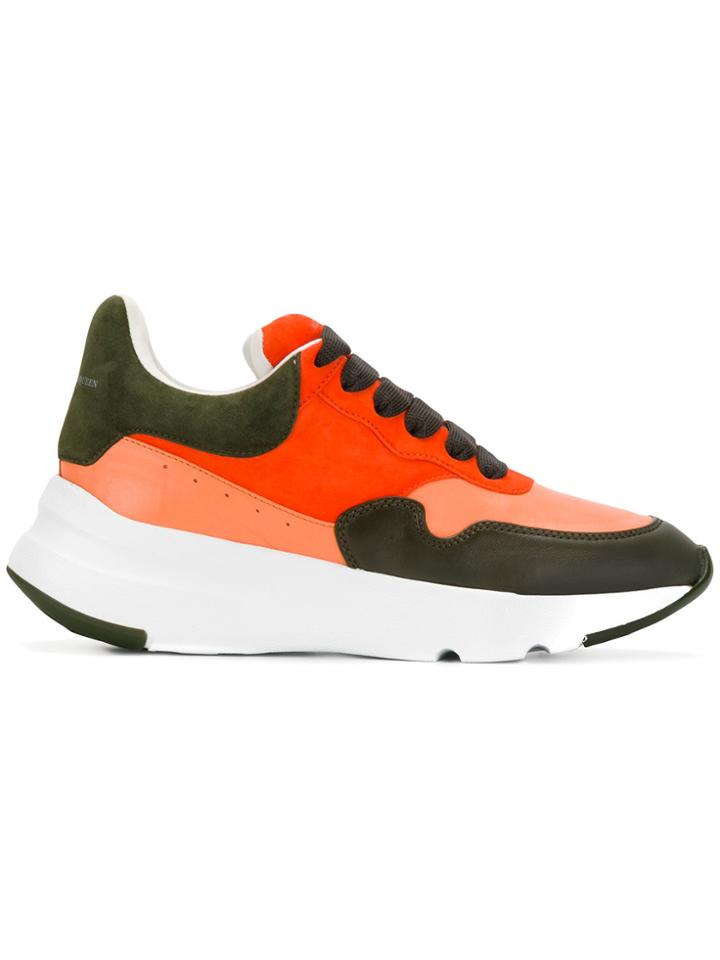 Alexander Mcqueen Oversized Sole Sneakers - Yellow & Orange