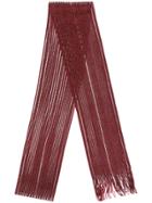Chloé Lurex Smoking Scarf - Red