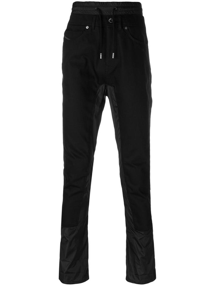 Diesel Black Gold Panelled Sweatpants