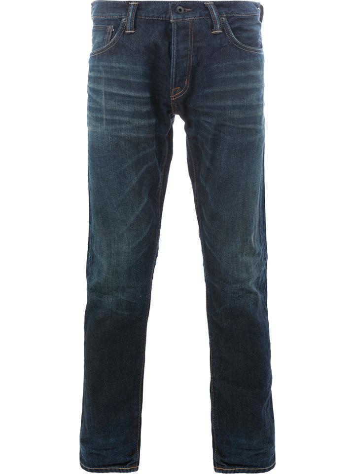 Mastercraft Union Perfectly Fittred Straight Leg Jeans - Blue