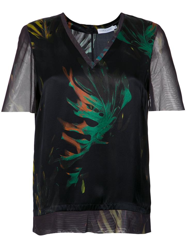 Mara Mac Foliage Print T-shirt - Unavailable