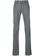 Jacob Cohen Striped Tailored Trousers - Grey