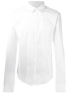 Wooyoungmi Classic Shirt, Men's, Size: 50, White, Cotton/polyurethane/silk/nylon