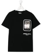 Jeremy Scott Junior Teen Contrast Pocket T-shirt - Black