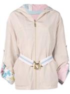 Cavalli Class Reversible Zipped-up Jacket - Neutrals