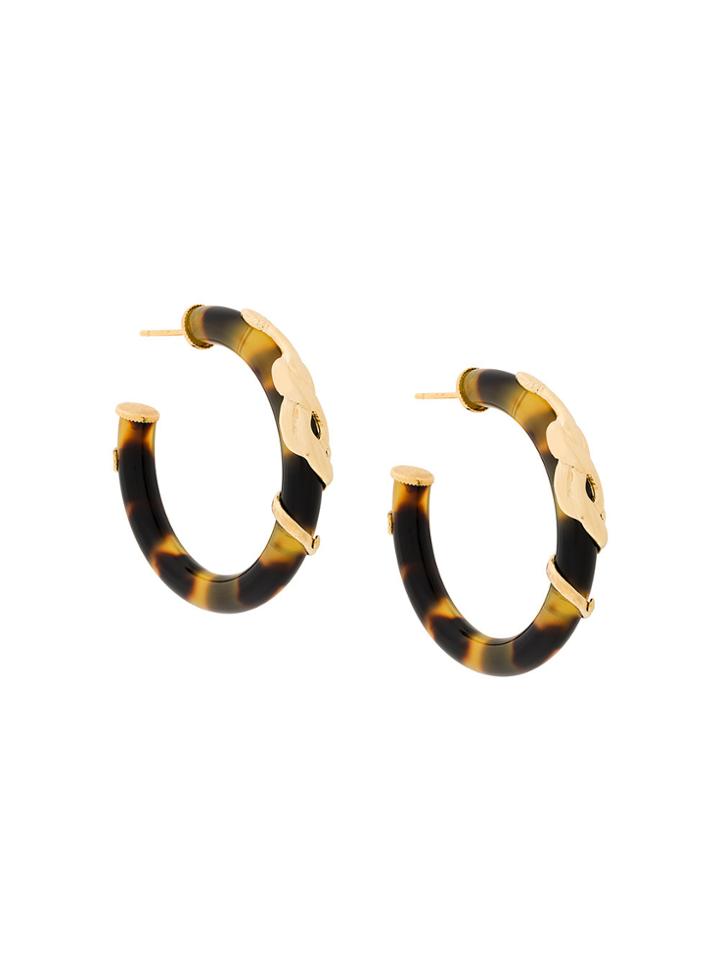 Gas Bijoux Cobra Earrings - Brown