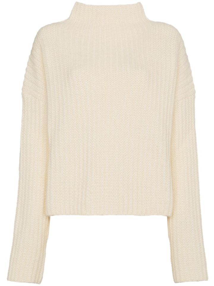 Simon Miller Rosa Roll Neck Chunky Knit Jumper - Neutrals