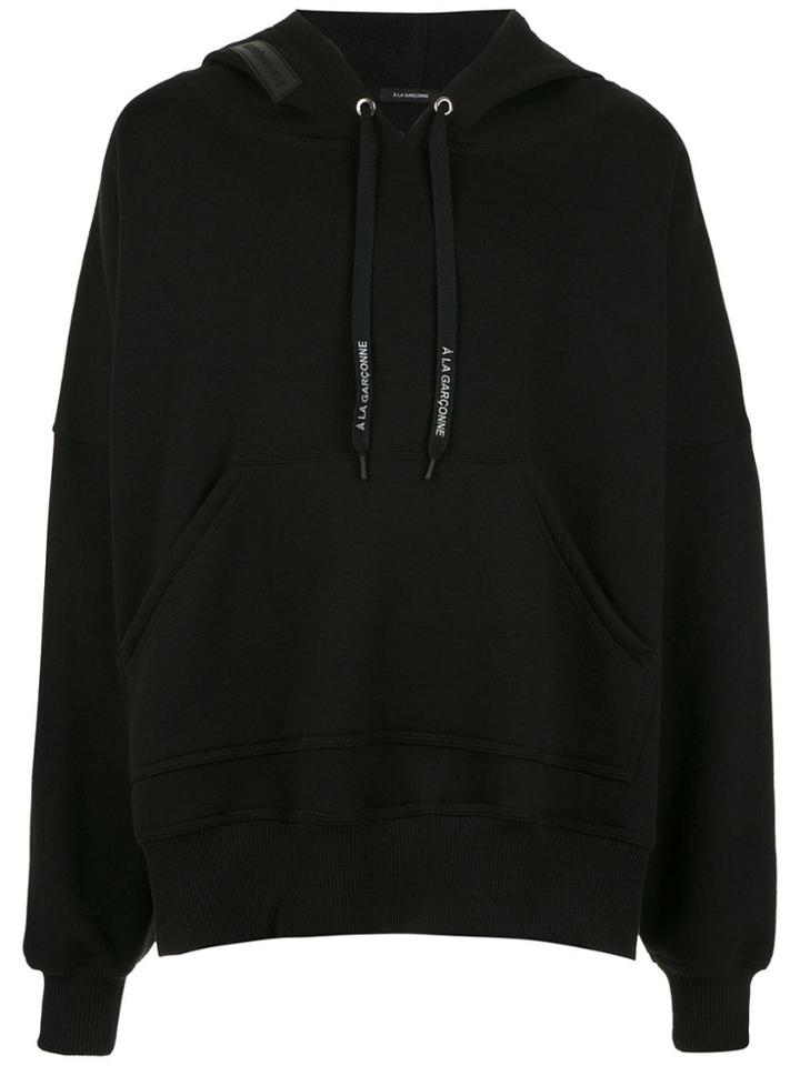 À La Garçonne Oversized Hoodie - Black