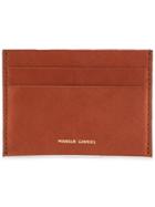 Mansur Gavriel Front Logo Cardholder - Brown