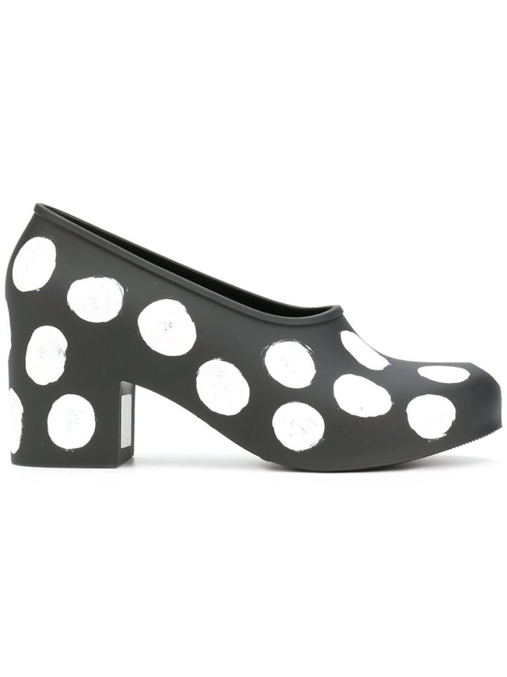 Comme Des Garçons Polka Dot Pumps - Black