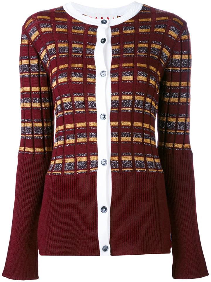 Marni Single Breasted Cardigan - Multicolour