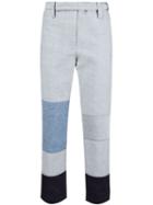 Tome Denim Patchwork Pants, Women's, Size: 2, Blue, Cotton