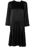 Ganni Flared Dress, Women's, Size: 36, Black, Viscose