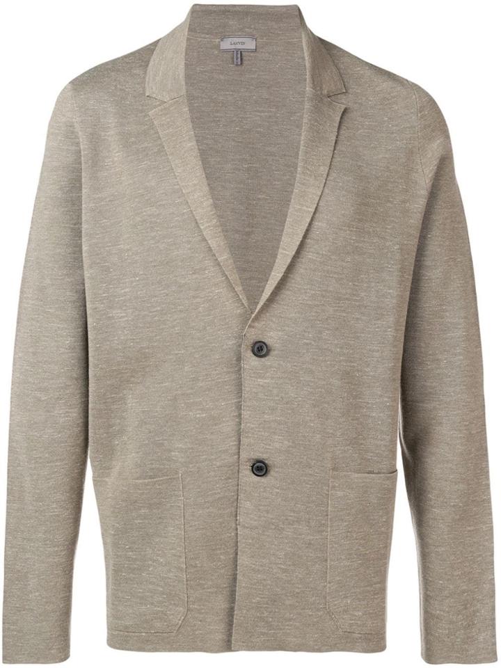 Lanvin Fine-knit Buttoned Cardigan - Brown