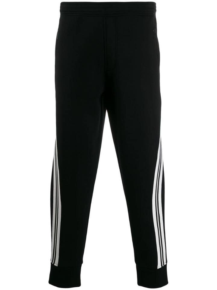 Neil Barrett Ergo-dynamic Varsity Stripe Track Trousers - Black