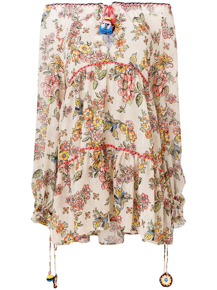 Anjuna Off The Shoulder Beach Dress - Multicolour