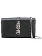 Moschino Letters Clutch - Black