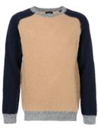 Howlin' Colour-block Sweater - Nude & Neutrals