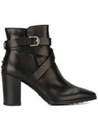 Tod's Strappy Boots - Black