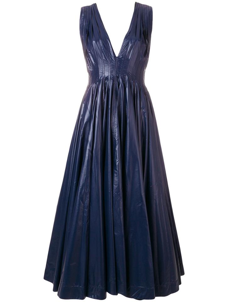 Calvin Klein 205w39nyc Flared Midi Dress - Blue