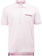 Thom Browne Classic Polo Shirt - Pink & Purple