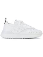 Tod's Perforated Low-top Sneakers - White