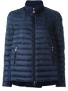 Moncler Grenouille Padded Jacket, Women's, Size: Ii, Blue, Polyester/polyamide/nylon